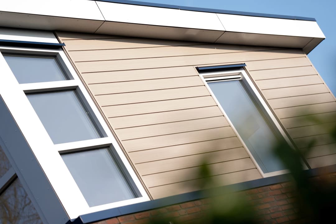 Keralit Sponningdeel 167 mm Vergrijsd Ceder close-up